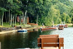 Boats, docks, beach and more at Three D's Resort in northern Wisconsin