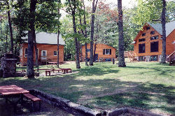 The cabins at Three D's Resort, Eagle River, Wisconsin